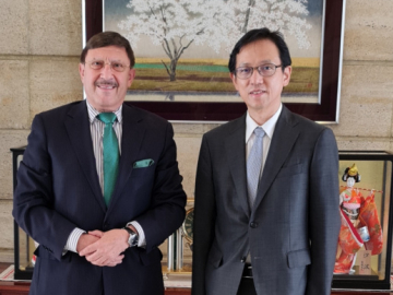 Maxim Behar Meets the Ambassador of Japan to Bulgaria