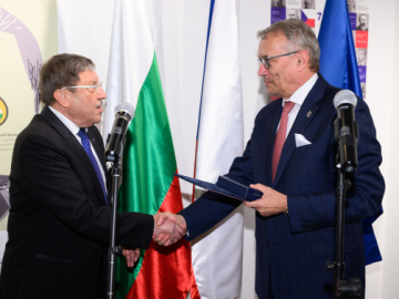 The Czech Republic Awards Maxim Behar with a Medal for Diplomatic Activity